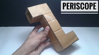 How To Make Simple Periscope From Cardboard and Mirrors  Periscope [upl. by Hajed]