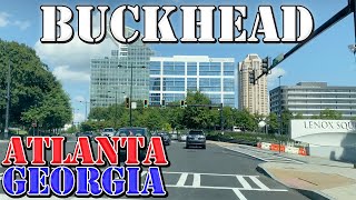 Atlanta 4K Neighborhood Drive  Buckhead [upl. by Yknip]