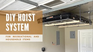 DIY Hoist System Rooftop Tents Kayaks Jeep Tops Ladders etc [upl. by Rowena405]