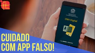 Conheça o App falso da CNH Digital  Flash News [upl. by Nnayllek889]