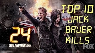 Top 10 Jack Bauer Kills ReUpload [upl. by Anama118]