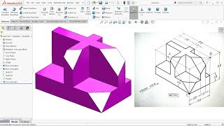 SolidWorks Tutorial for beginners Exercise 1 [upl. by Ecnaled]