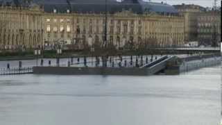 Inondations quais de Bordeaux le 3032014 [upl. by Innes]