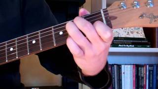 How To Play the Am6 Chord On Guitar A Minor 6 [upl. by Hillinck]