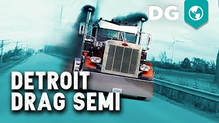 2Stroke Detroit 8V92 Peterbilt 16sec Drag Semi Truck [upl. by Narej]