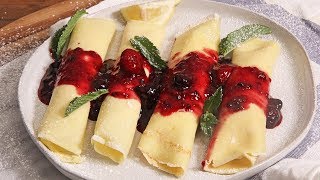 Berries amp Cream Crepes [upl. by Liahus]