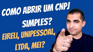 Como Abrir um CNPJ Simples Nacional  do ZERO ao Faturamento [upl. by Arnst]