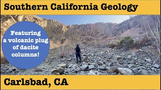 Southern California Geology  A Volcanic Plug of Dacite Columns [upl. by Eiffub939]