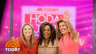 Watch Hoda Kotb Meet Her Idol Oprah For The 1st Time  TODAY [upl. by Jones988]