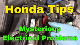 Honda Tips Mysterious Electrical Problems [upl. by Rhiamon]