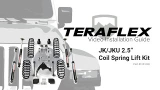 TeraFlex Install JK 25quot Spring Lift Kit [upl. by Armand]