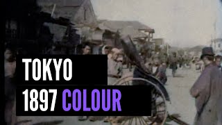 Nihonbashi Tokyo 1897 Colourised [upl. by Boote602]