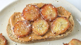 Caramelized Banana Toast [upl. by Ahseram474]