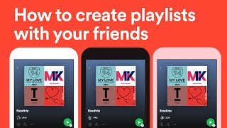 How to make a collaborative playlist on Spotify [upl. by Raffaello]