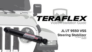 JLJT 9550 Steering Stabilizer Install  TeraFlex [upl. by Ferriter]