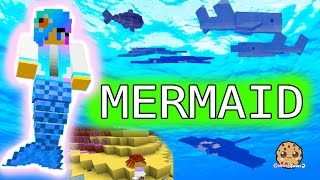 Im A Mermaid  Cookieswirlc Minecraft Game Swimming Underwater Oceancraft Gaming Video [upl. by Leffen]