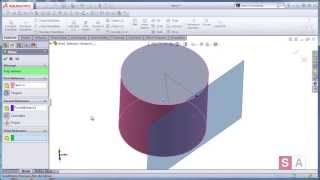 Creating Tangent Planes in SolidWorks [upl. by Siward]