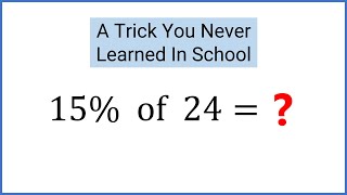 How to calculate percentages in your head [upl. by Adnar931]