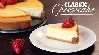 Classic Cheesecake Recipe  How Tasty Channel [upl. by Suirauqram]