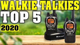 TOP 5 Best Walkie Talkies 2020 [upl. by Brink]