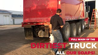 How To Clean Your Truck The Most Effective Truck Wash Process for DIRTY TRUCKS Full Wash Video [upl. by Clovah18]