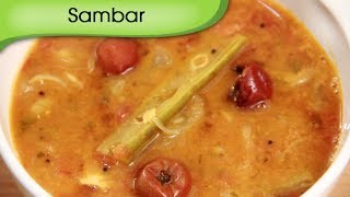 Sambar Recipe  How To Make Sambar For Idli or Dosa  South Indian Lentil and Vegetable Curry [upl. by Ball798]