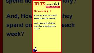 IELTS Life Skills A1 Listening Test 🇬🇧 [upl. by Mayram]