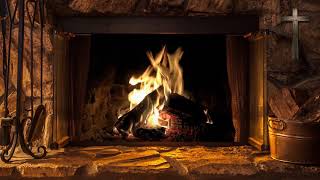 Fireplace in 4k 🔥 Yule Log in HD  8 hours Relaxing Sounds [upl. by Llenyaj]