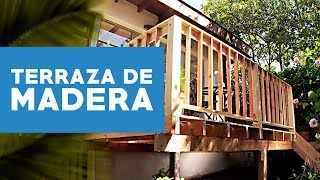 Cómo construir una terraza de madera [upl. by Ibba]