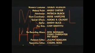 Motel Hell 1980 End Credits TCM 2020 [upl. by Brenk]