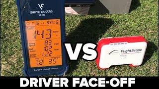 Swing Caddie SC200 vs Flightscope Mevo  Driver Review [upl. by Eatnuahs]