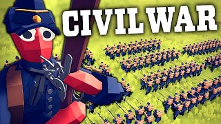 Huge CIVIL WAR Battles TABS American Civil War [upl. by Adnik]