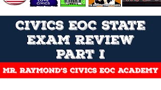 Civics EOC State Exam Review Part I amp Florida Civic Literacy Exam [upl. by Einahpehs773]