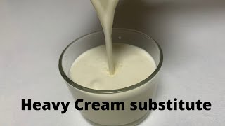 Heavy cream substitute with milk and butter [upl. by Kosel]