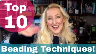 Top 10 Techniques for Beaded Jewelry [upl. by Chryste460]