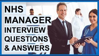 NHS MANAGER Interview Questions And Answers [upl. by Domingo217]