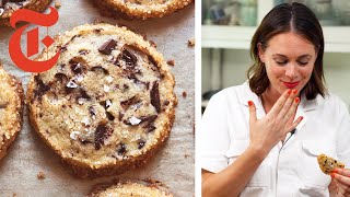 The InternetFamous Chocolate Chunk Shortbread Cookies by Alison Roman  NYT Cooking [upl. by Gnilyarg511]