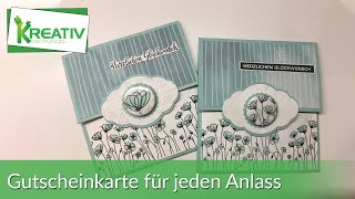 Gutscheinkarte für jeden Anlass [upl. by Conlee]