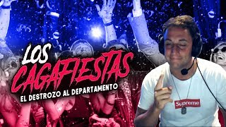 LOS CAGAFIESTAS EL DESTROZO AL DEPARTAMENTO [upl. by Nnaaras318]