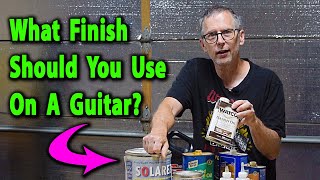 Luthier Quick Tip 3 How to Decide On A Guitar Finish [upl. by Chevy]