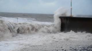 Storm Eleanor comes to Aberaeron [upl. by Jacobina161]