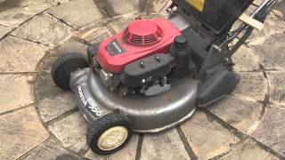 Honda HRD 536 Petrol Lawnmower Test Cut Review [upl. by Anizor]