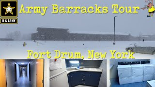 US Army Barracks Tour  Fort Drum NY 2019 [upl. by Ellenor]