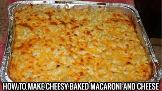 THE EASIEST AND CHEESIEST MACARONI AND CHEESE RECIPE [upl. by Nuawed]