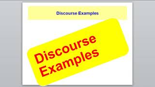 Discourse Analysis Lesson 1 Discourse Definition AND Interpreting Discourse [upl. by Enelav]