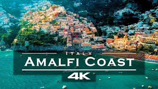 Amalfi Coast Italy 🇮🇹  by drone 4K [upl. by Maller941]