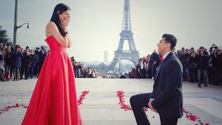 Bollywood Proposal In Paris Warning YOU MAY CRY [upl. by Llednol]