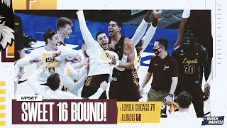 Loyola Chicago vs Illinois  Second Round NCAA tournament extended highlights [upl. by Htebazileyram]