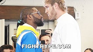 HIGHLIGHTS  FLOYD MAYWEATHER VS LOGAN PAUL FINAL PRESS CONFERENCE amp INTENSE FACE OFF [upl. by Rehpitsirhc]