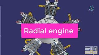 How Does A Radial Engine Work [upl. by Iveel]